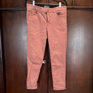 Democracy Women's Terracotta Ankle Jeans